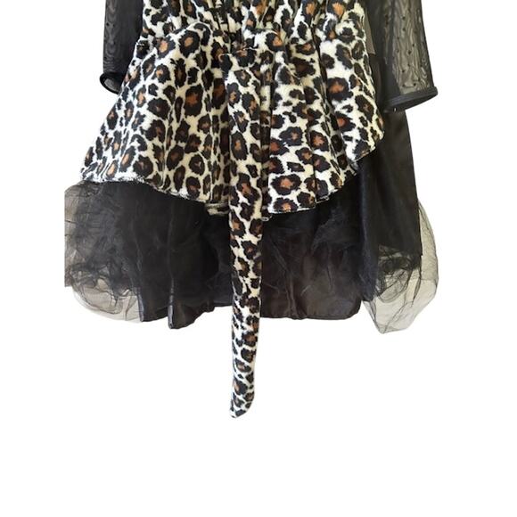 Chasing Fireflies Leopard & Tulle Dress – Girls Size 8 - Picture 7 of 10